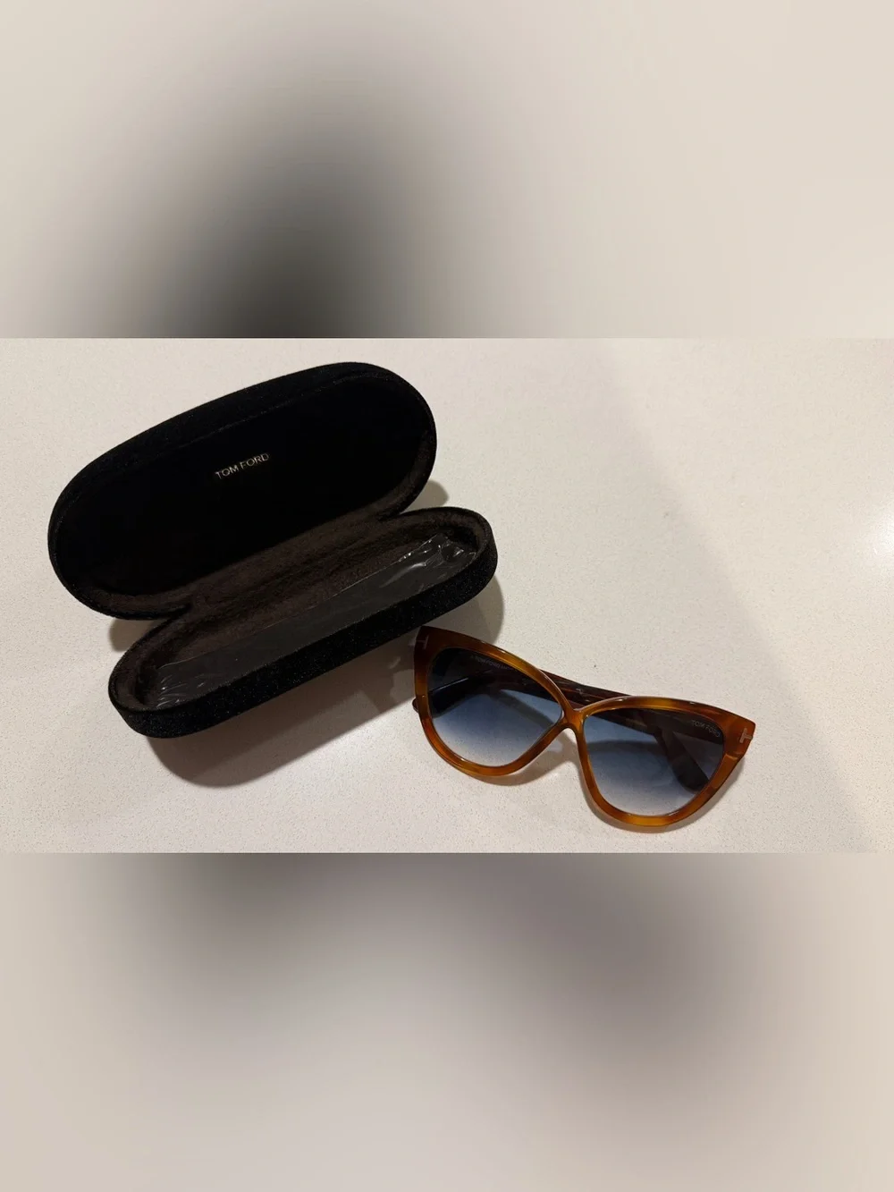 Tom Ford Women's Arabella Tortoiseshell Gradient Cat Eye Sunglasses